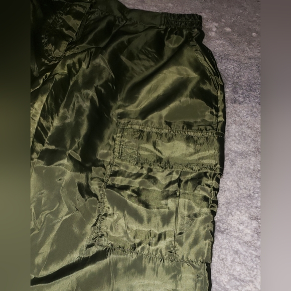 Cargo Olive Green Pants by New Look - Picture 3 of 4